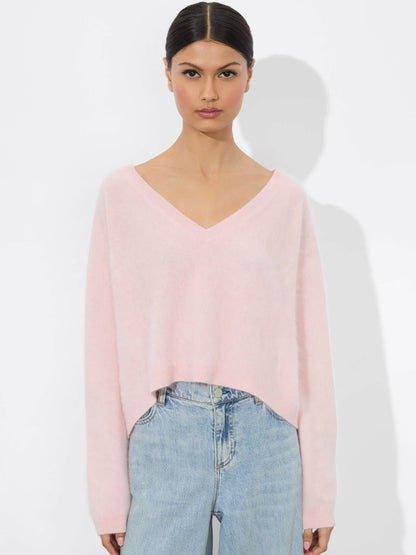 Williams Pullover In Shell Pink - Alice + Olivia Women