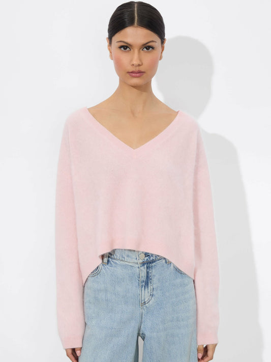 Williams Pullover In Shell Pink - Alice + Olivia Women