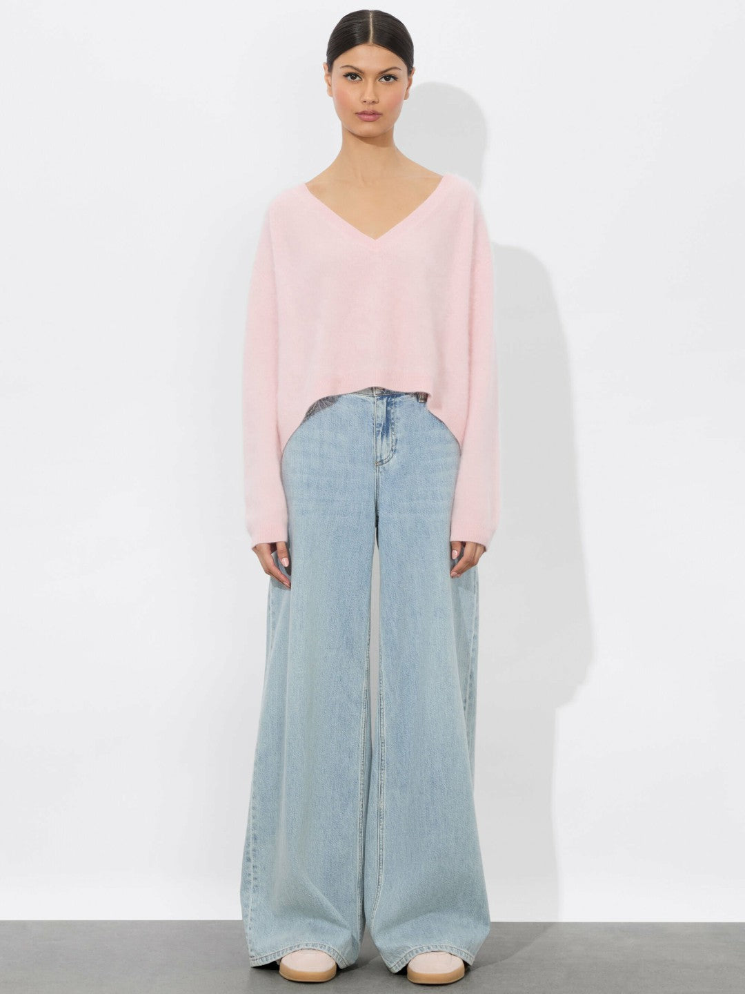 Williams Pullover In Shell Pink - Alice + Olivia Women