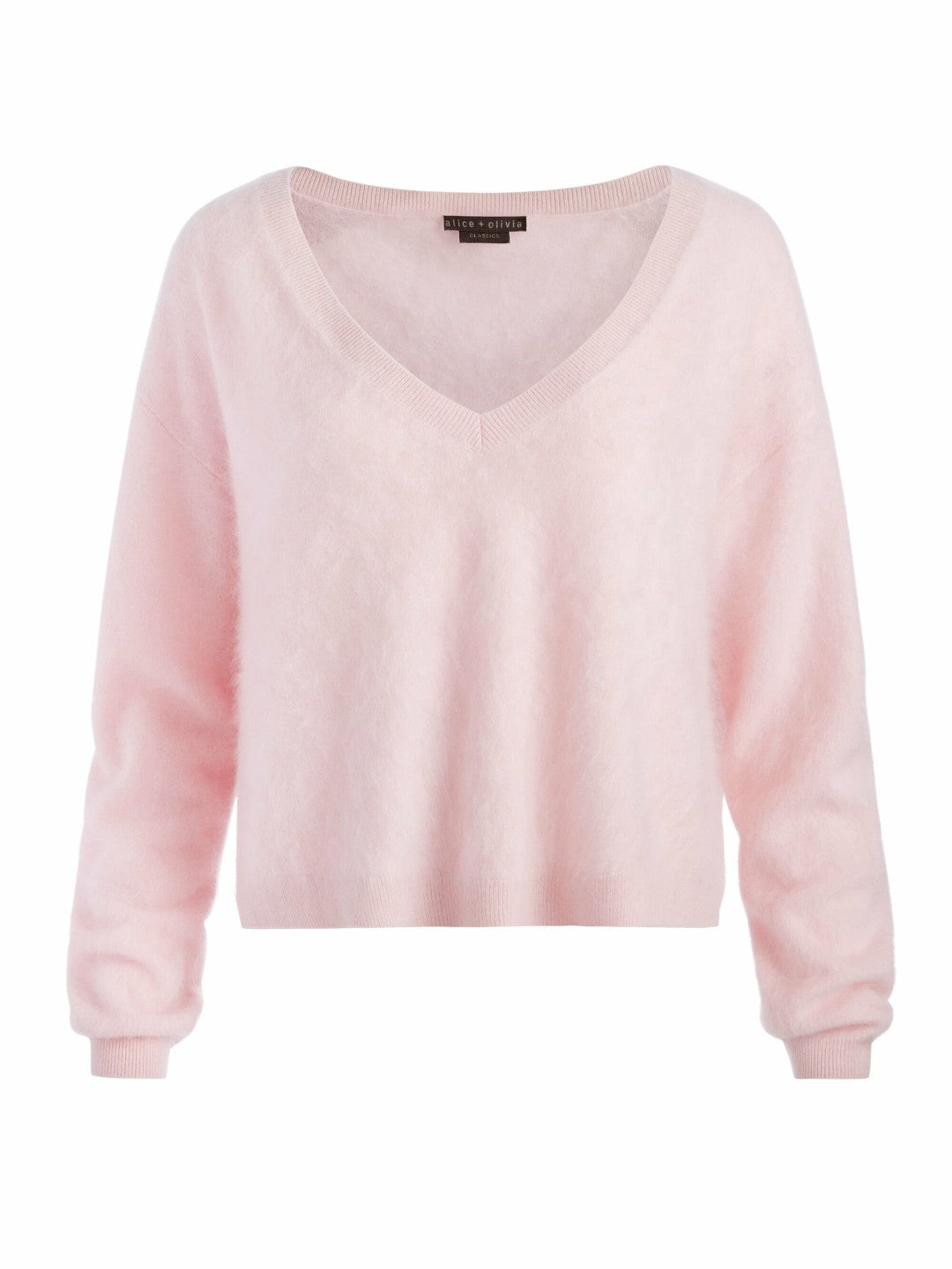 Williams Pullover In Shell Pink - Alice + Olivia Women