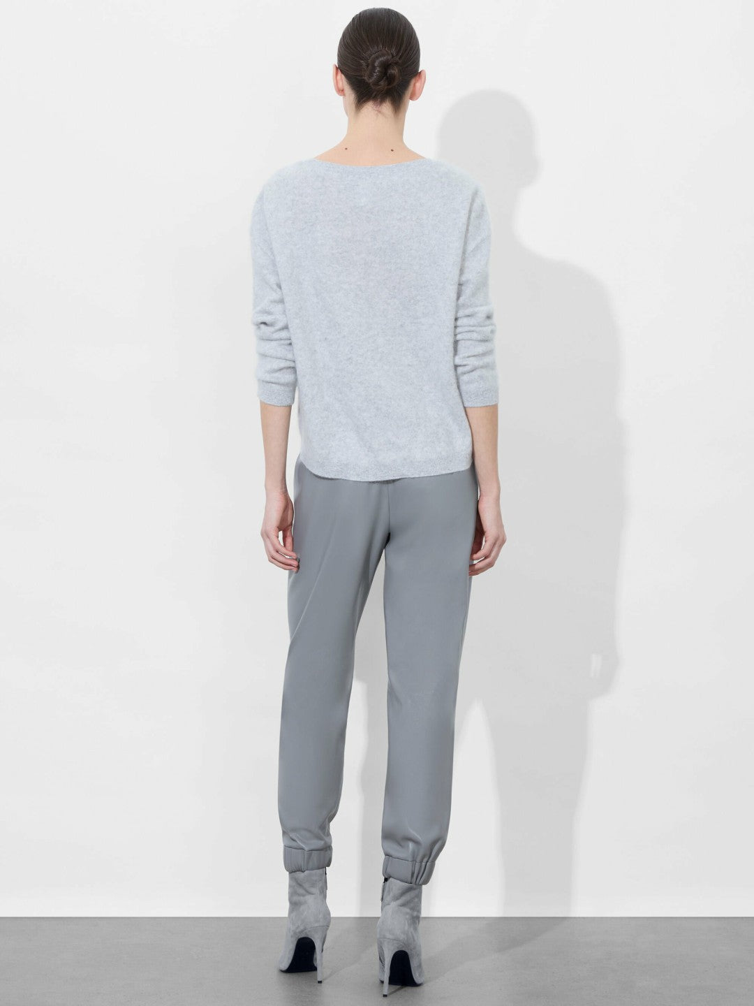 Williams Pullover In Storm Grey Heather - Alice + Olivia Women