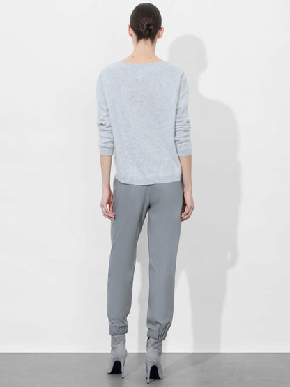 Williams Pullover In Storm Grey Heather - Alice + Olivia Women