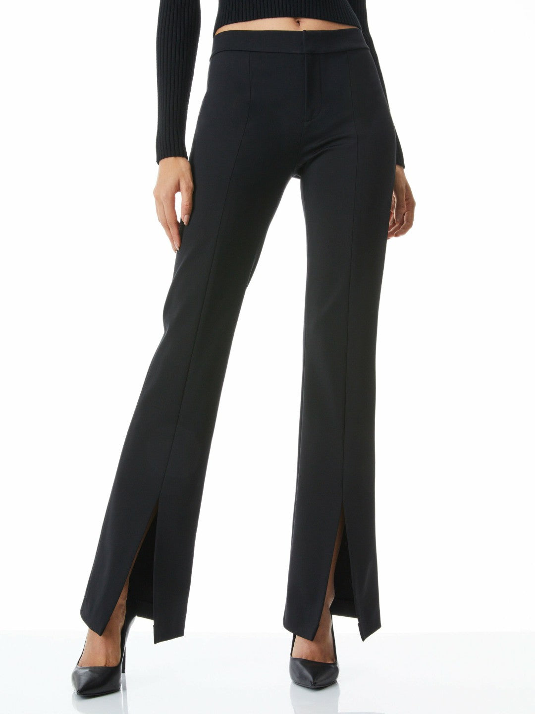 Walker Pant In Black - Alice + Olivia Women