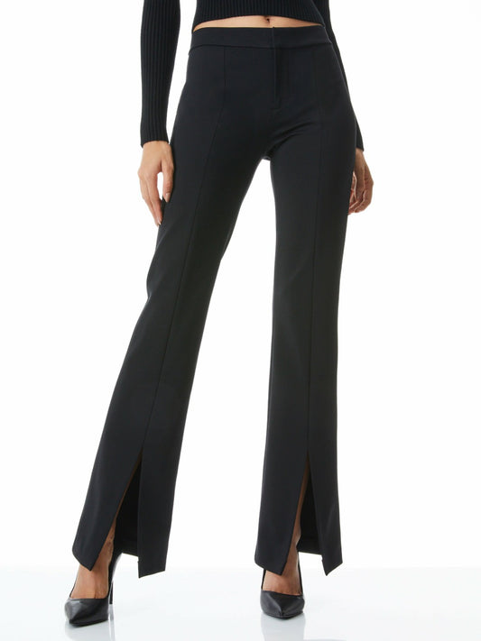 Walker Pant In Black - Alice + Olivia Women