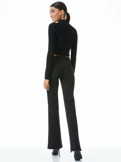 Walker Pant In Black - Alice + Olivia Women