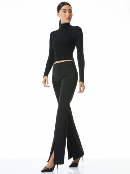 Walker Pant In Black - Alice + Olivia Women