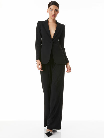 Breann Fitted Blazer In Black - Alice + Olivia Women