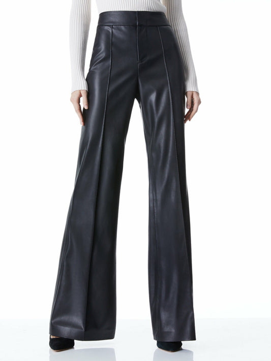 Dylan Vegan Pant In Black - Alice + Olivia Women