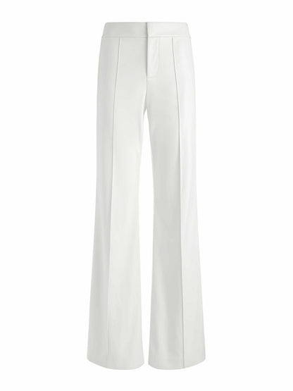 Dylan Vegan Pant In Ecru - Alice + Olivia Women