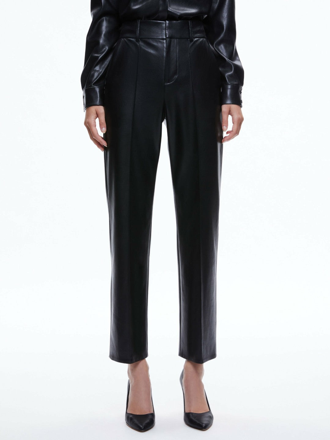 Ming Vegan Pant In Black - Alice + Olivia Women