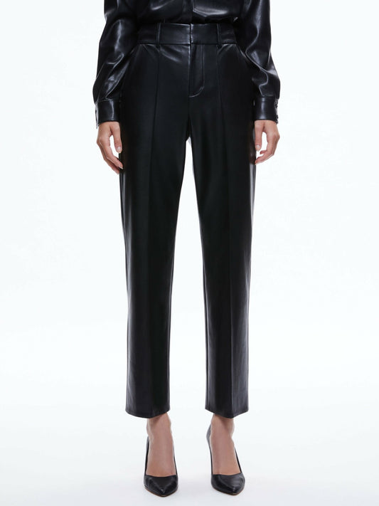 Ming Vegan Pant In Black - Alice + Olivia Women