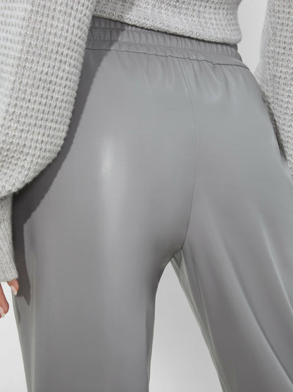 Pete Vegan Pant In Storm Grey - Alice + Olivia Women