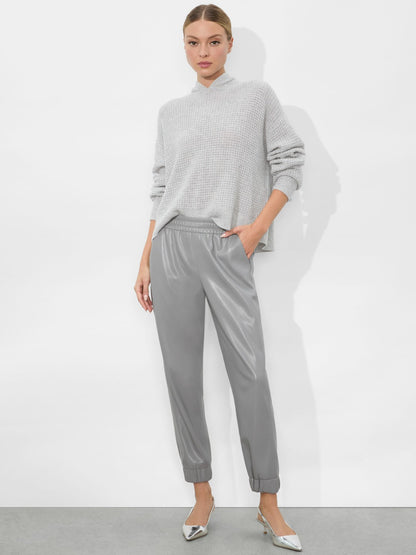 Pete Vegan Pant In Storm Grey - Alice + Olivia Women