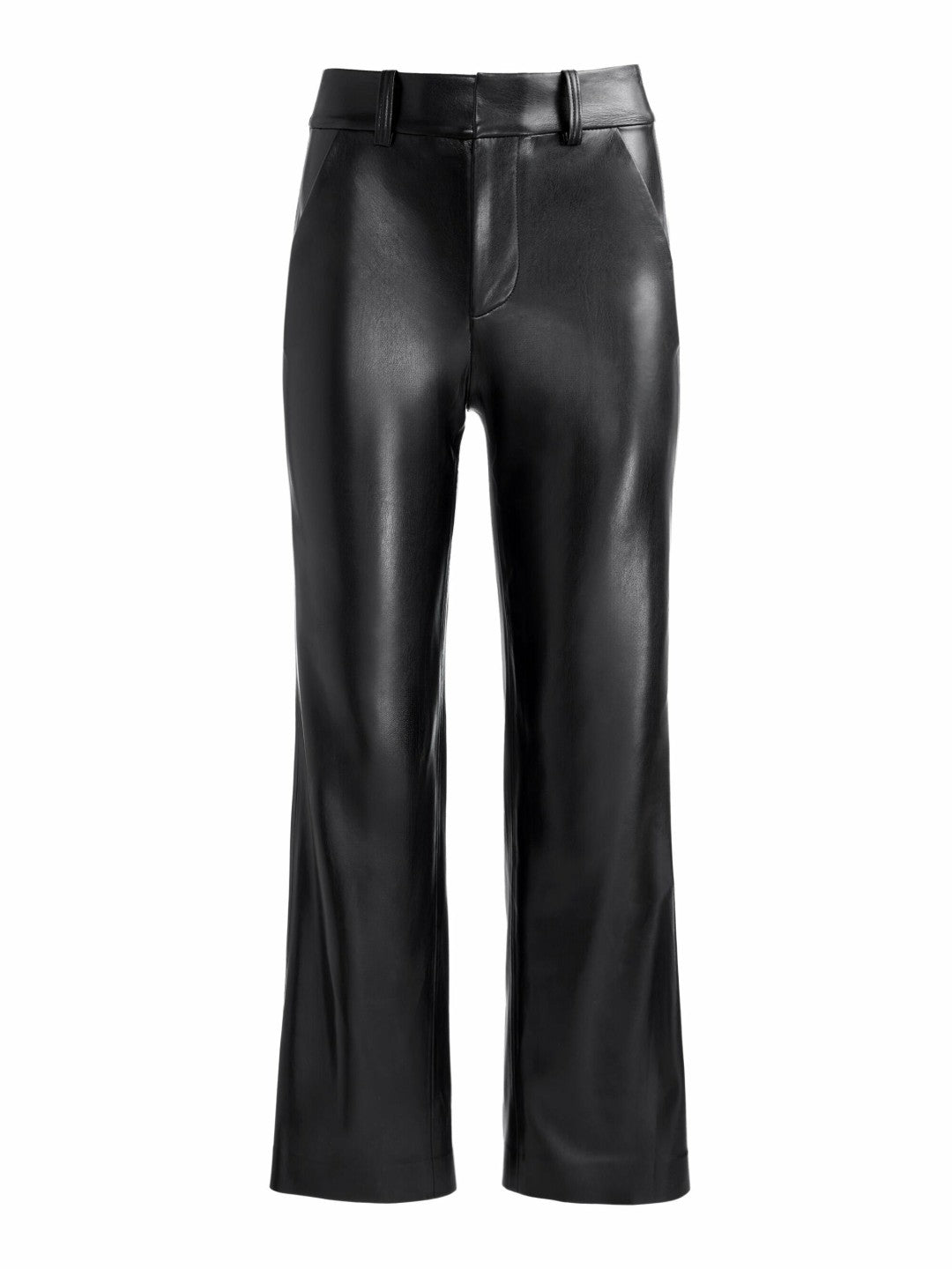 Alexander Vegan Trouser In Black - Alice + Olivia Women