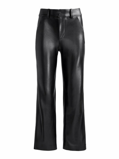 Alexander Vegan Trouser In Black - Alice + Olivia Women