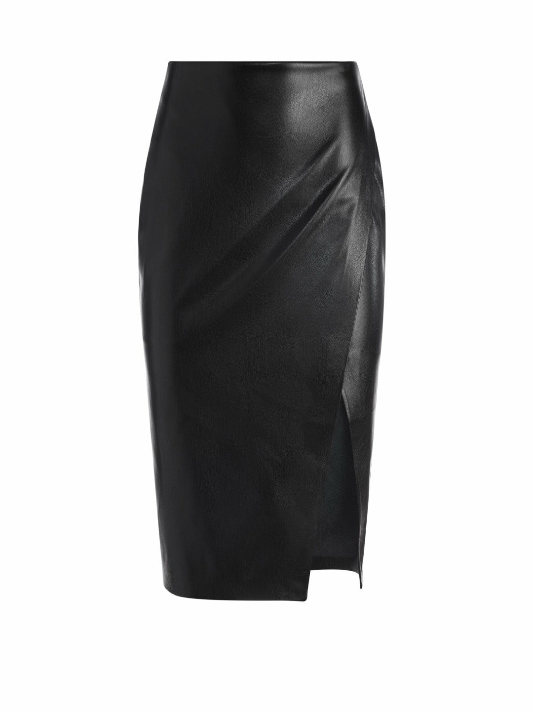 Siobhan Vegan Midi Skirt In Black - Alice + Olivia Women