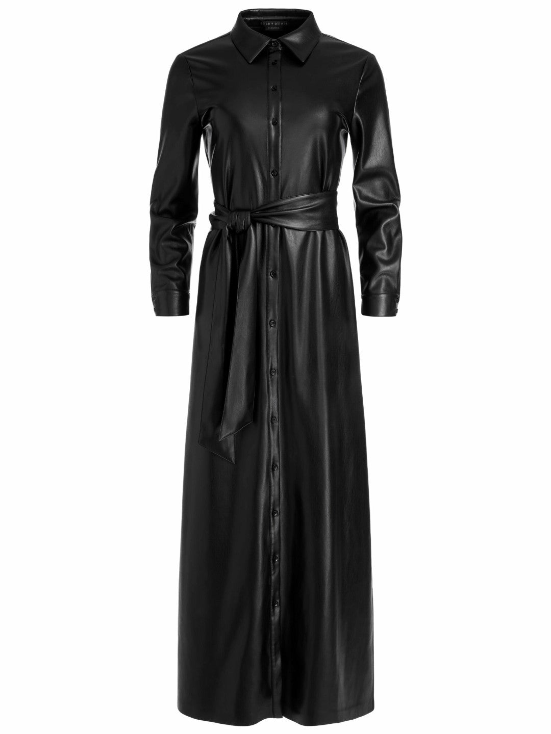 Chassidy Vegan Dress In Black - Alice + Olivia Women