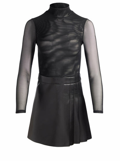 Chara Vegan Mini Dress In Black - Alice + Olivia Women