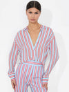 Teakwood Stripe Mineral Blue/B