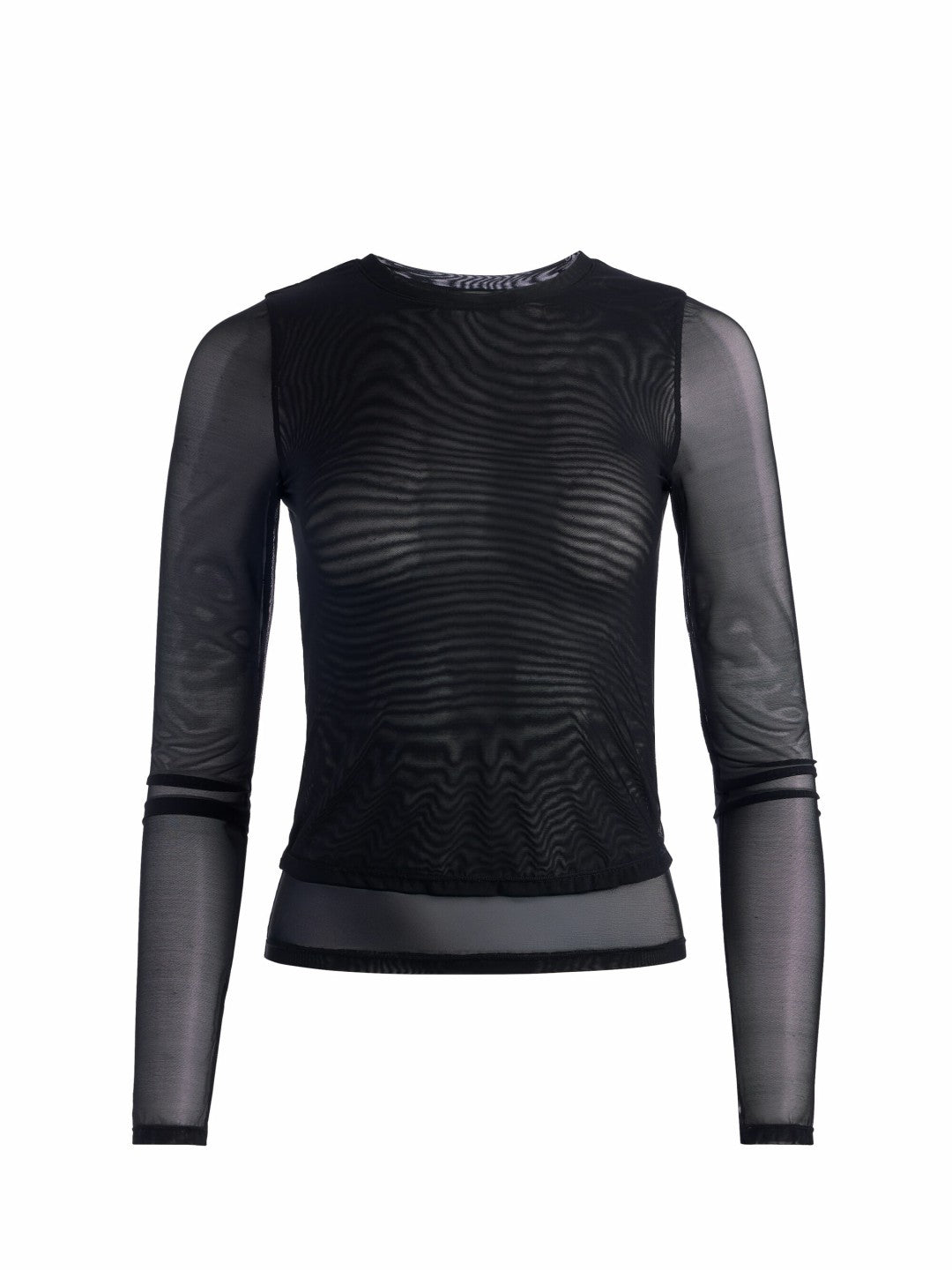 Delaina Layered Top In Black/black - Alice + Olivia Women