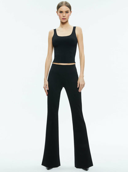 Rmp Pant In Black - Alice + Olivia Women