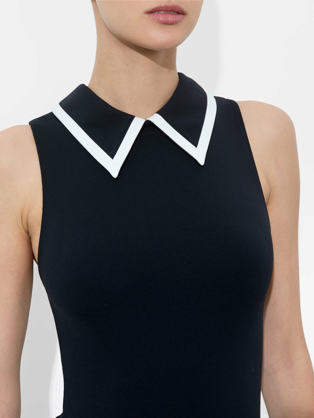 Rothy Bodysuit In Black/off White - Alice + Olivia Women