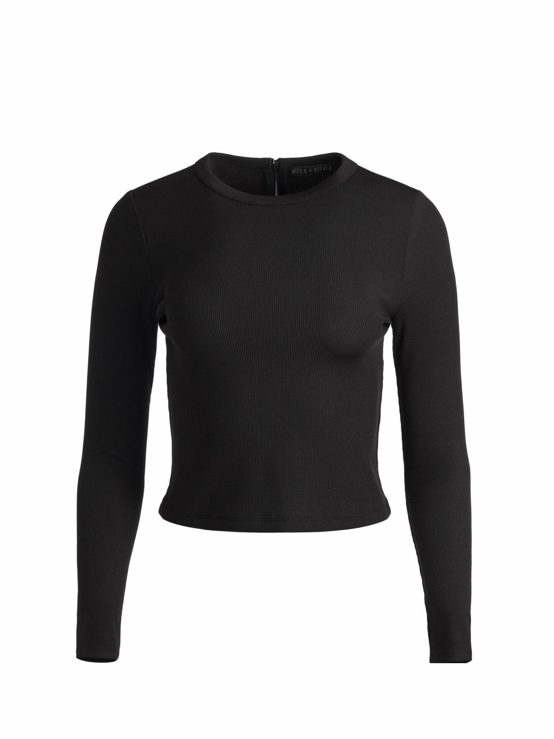 Delaina Top In Black - Alice + Olivia Women