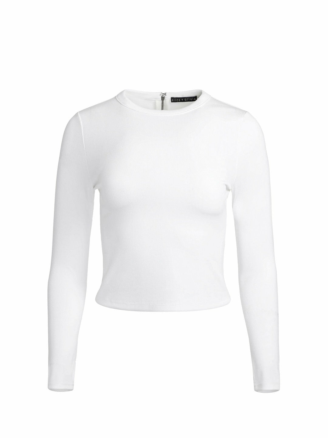 Delaina Top In Off White - Alice + Olivia Women