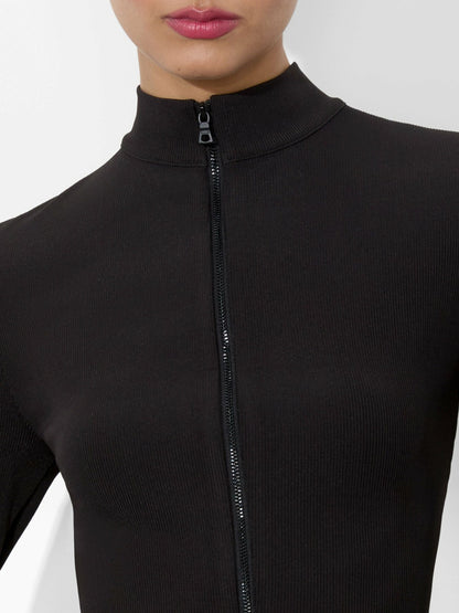 Delaina Reversible Top In Black - Alice + Olivia Women