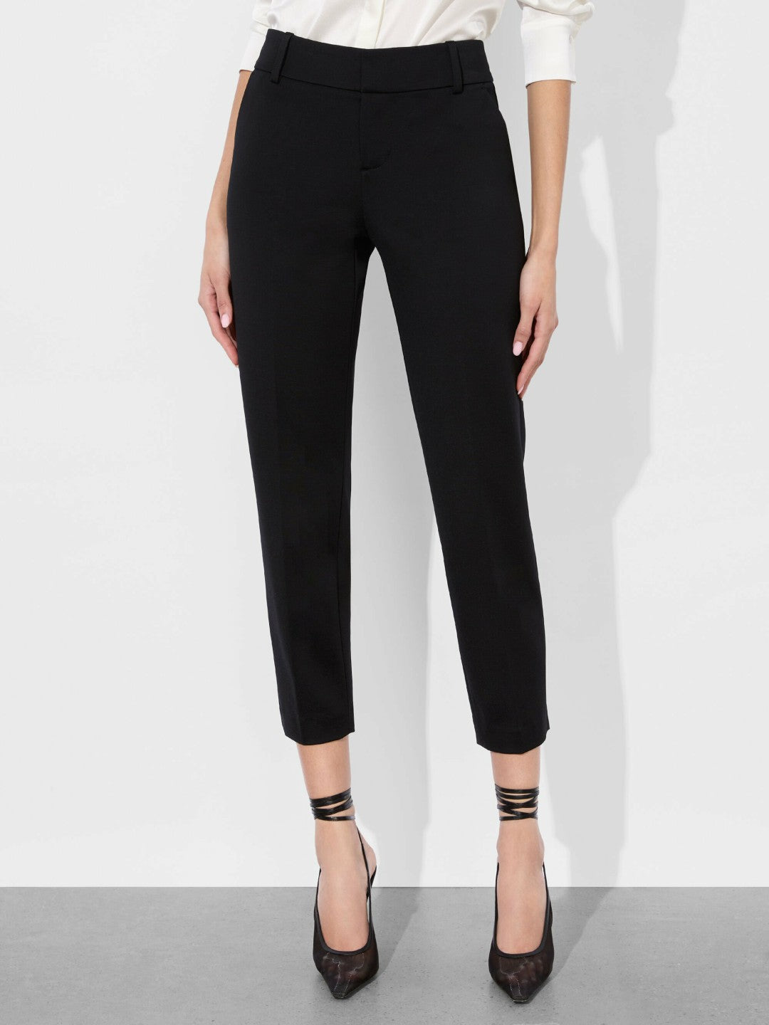 Stacey Slim Trouser In Black - Alice + Olivia Women