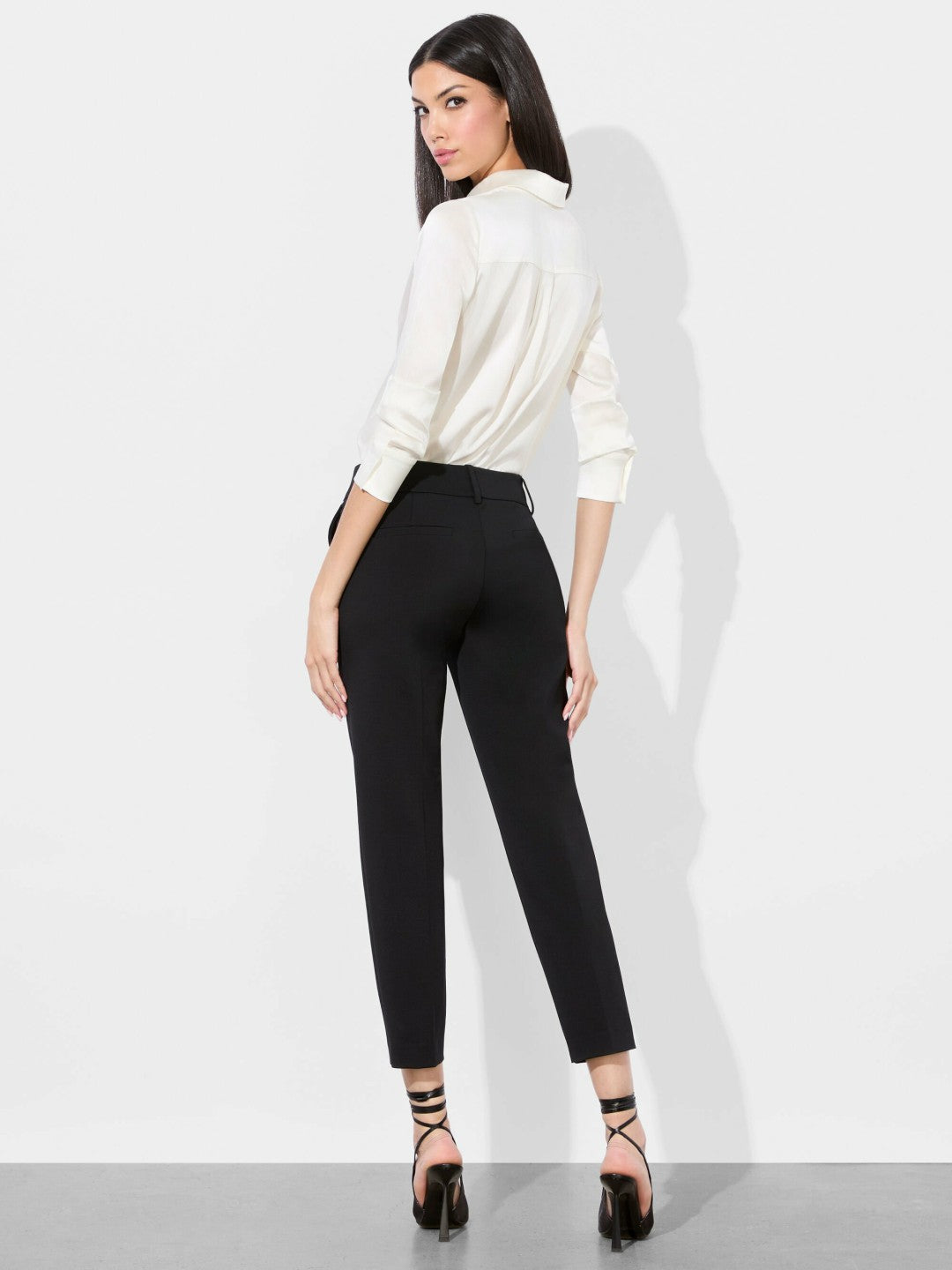 Stacey Slim Trouser In Black - Alice + Olivia Women