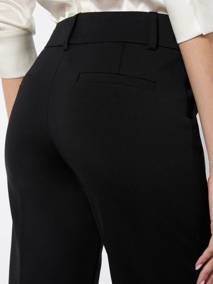Stacey Slim Trouser In Black - Alice + Olivia Women
