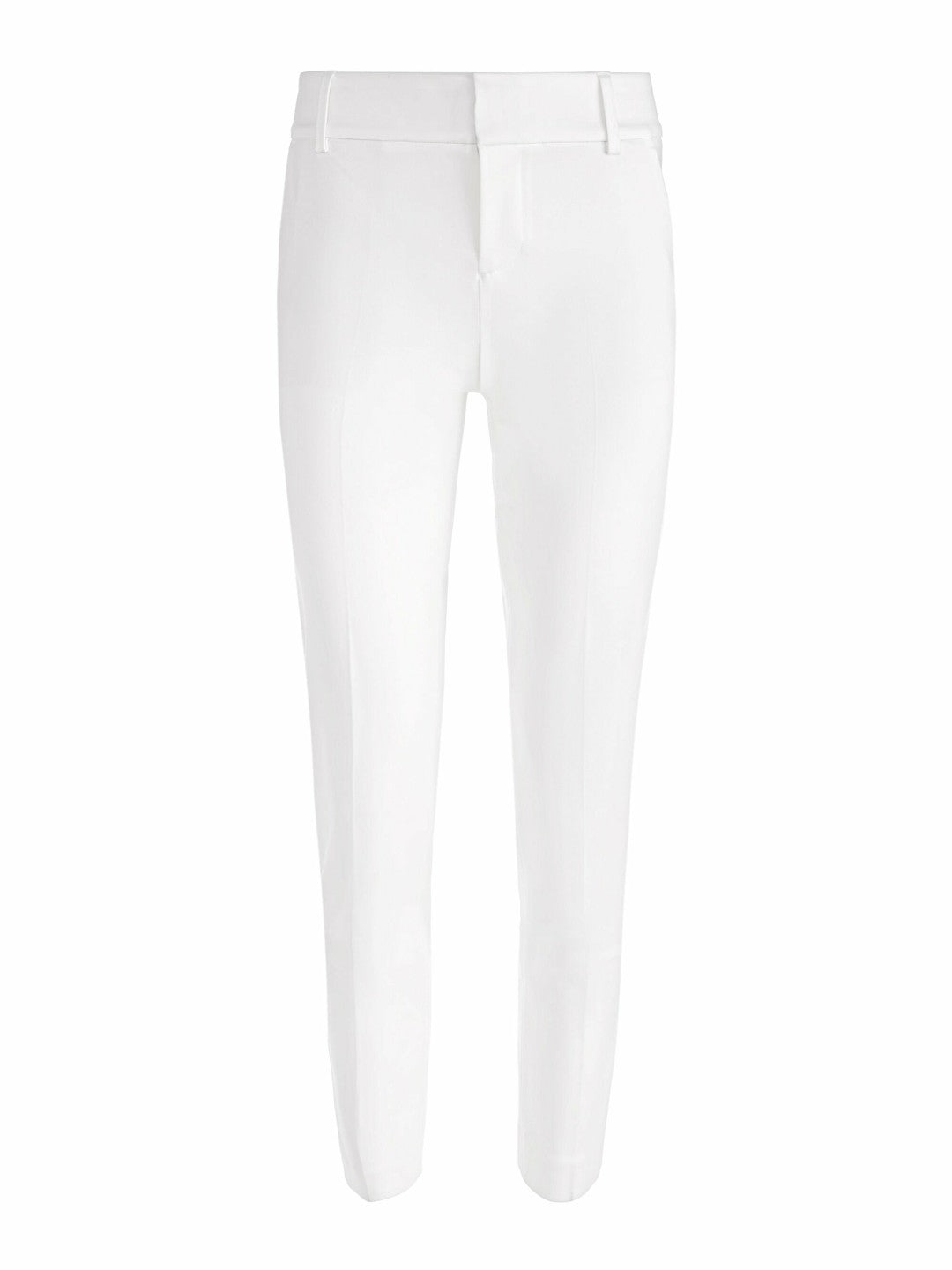 Stacey Slim Trouser In Off White - Alice + Olivia Women