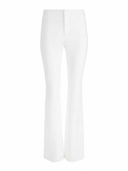 Yuki Trouser In Off White - Alice + Olivia Women