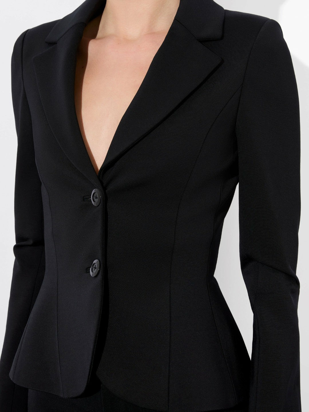 Iana Sculpted Blazer In Black - Alice + Olivia Women