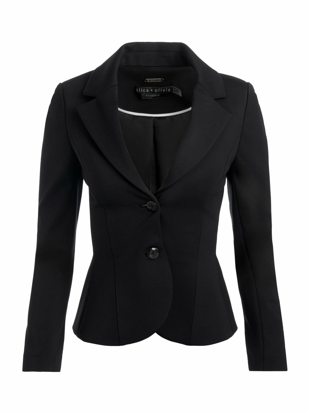 Iana Sculpted Blazer In Black - Alice + Olivia Women