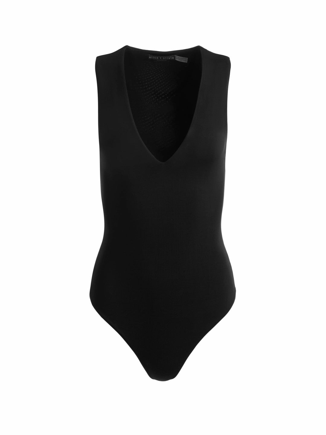 Olea Sculpting Bodysuit In Black - Alice + Olivia Women