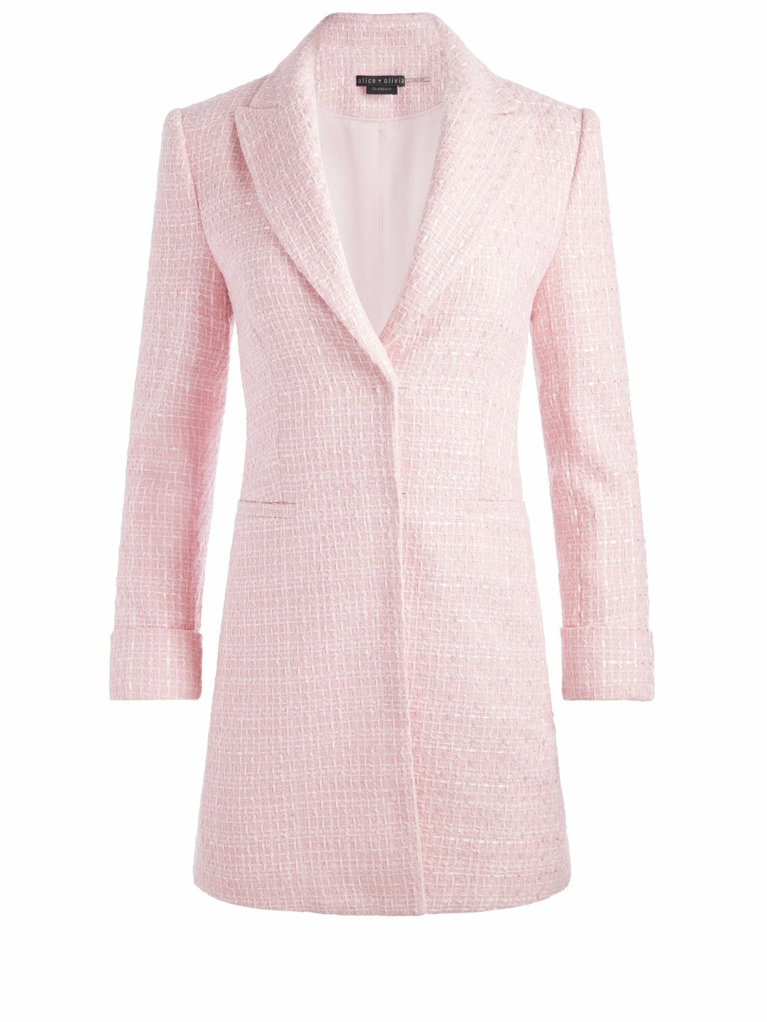 Justin Blazer Dress In Shell Pink - Alice + Olivia Women