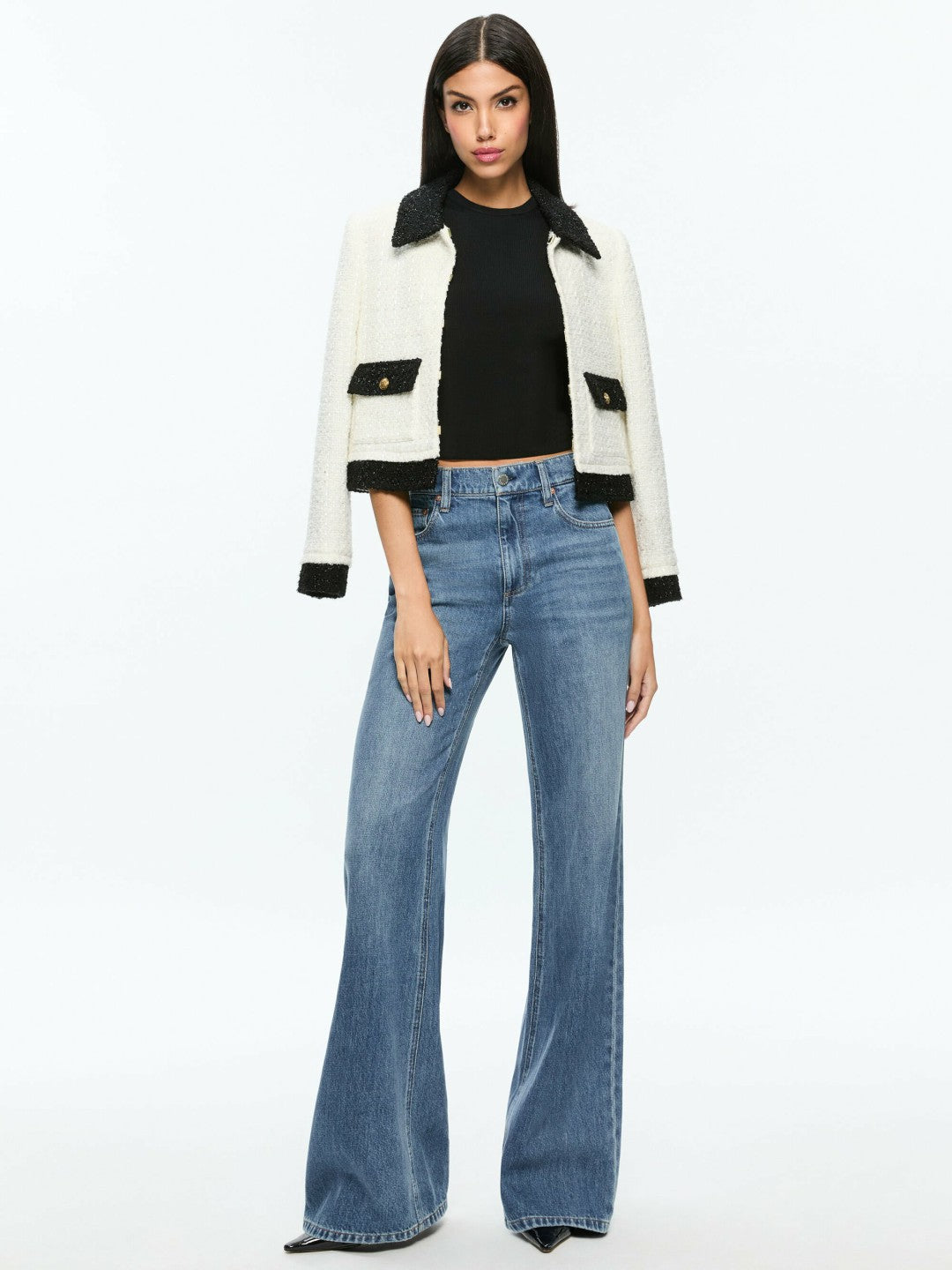 TOPHER JACKET + ECENIA SKIRT - Alice + Olivia Women
