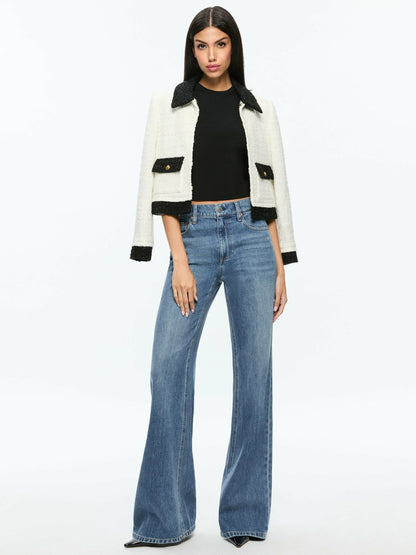 TOPHER JACKET + ECENIA SKIRT - Alice + Olivia Women