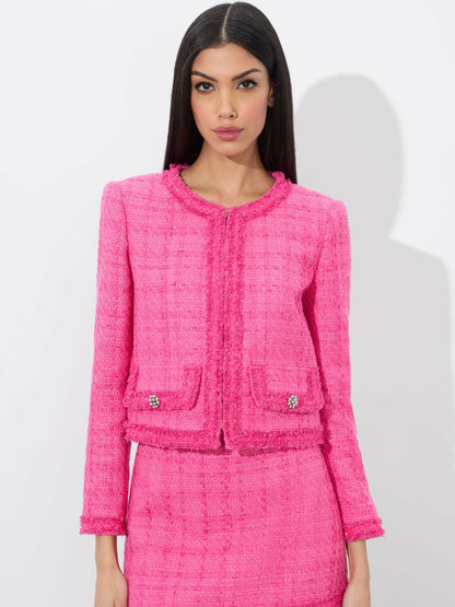 LANDON JACKET + RILEY SKIRT - Alice + Olivia Women