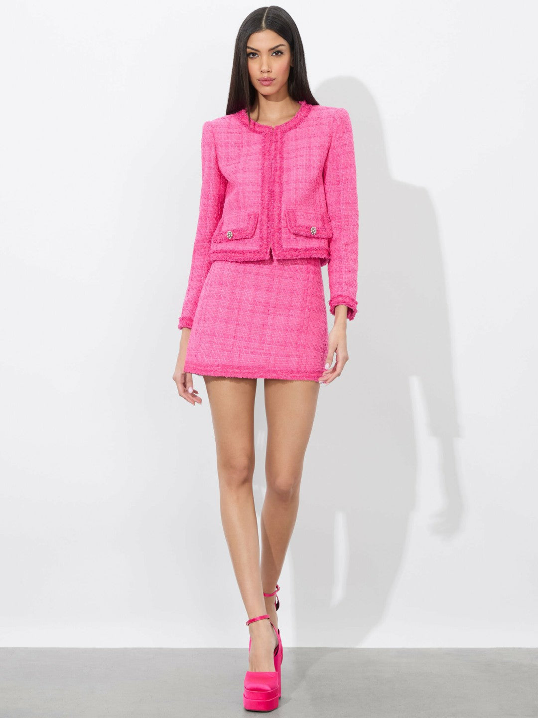 LANDON JACKET + RILEY SKIRT - Alice + Olivia Women