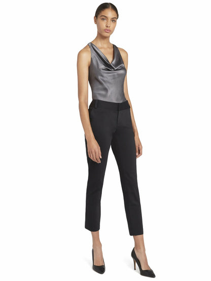 Stacey Slim Trouser In Black - Alice + Olivia Women